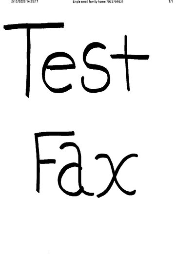 Fax from +707*****31