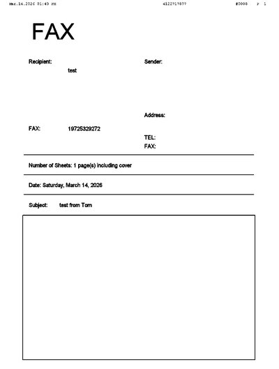 Fax from +412*****77