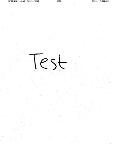 Fax from +760*****758