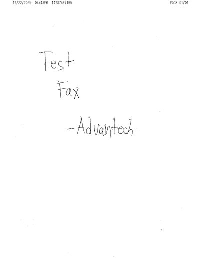 Fax from +147*****195