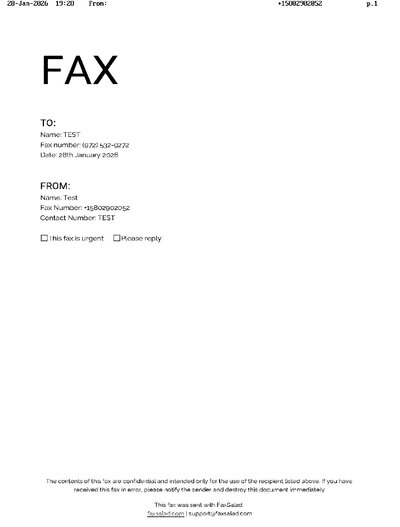 Fax from +158*****052