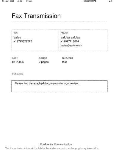 Fax from +120*****874