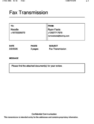 Fax from +120*****670