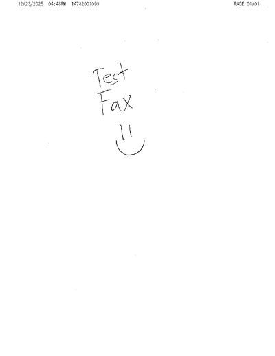 Fax from +147*****099