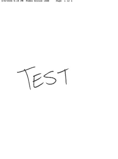 Fax from FedexOffice1498