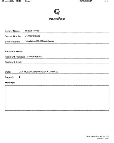 Fax from +127*****587