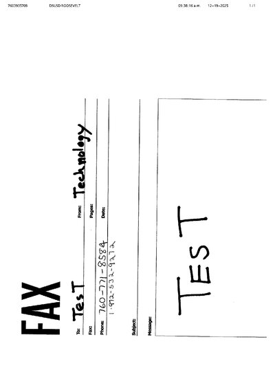 Fax from +760*****09