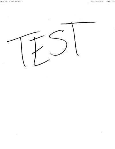 Fax from +151*****757