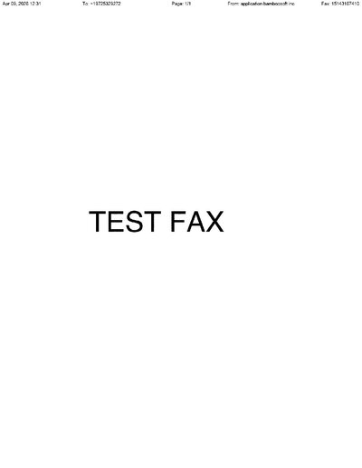 Fax from +151*****410