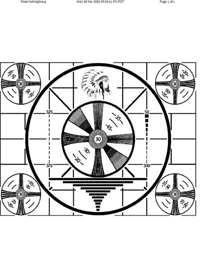 Fax from NothingSetup