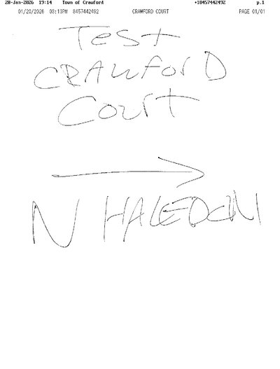 Fax from +184*****492