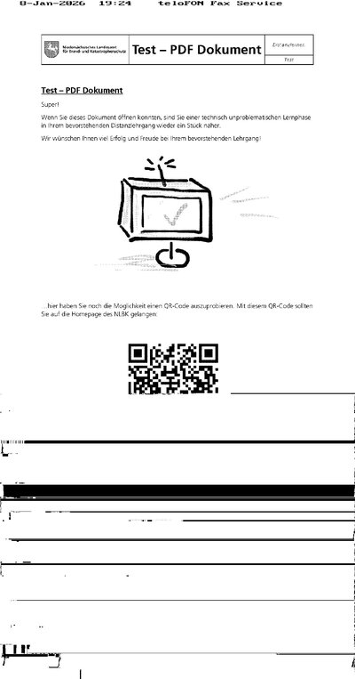 Fax from teloFONGateway