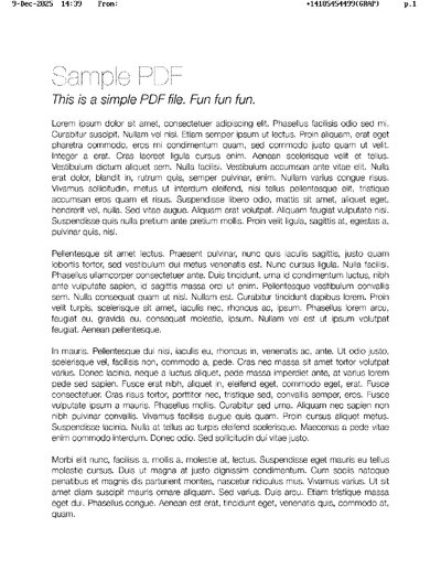 Fax from +141*****499GRAP