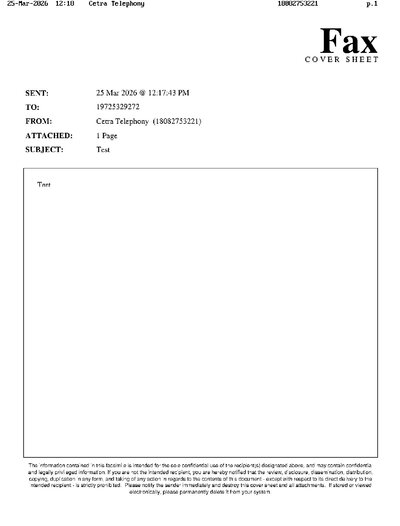 Fax from +180*****221