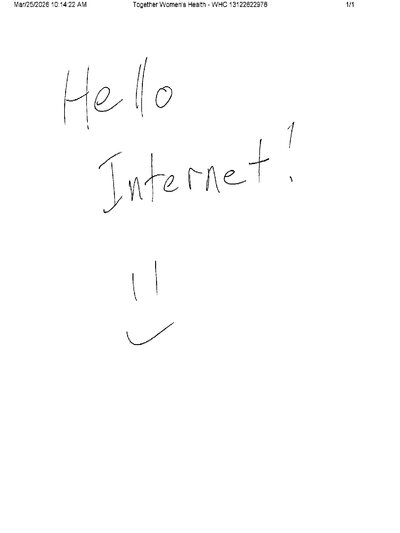 Fax from +131*****976