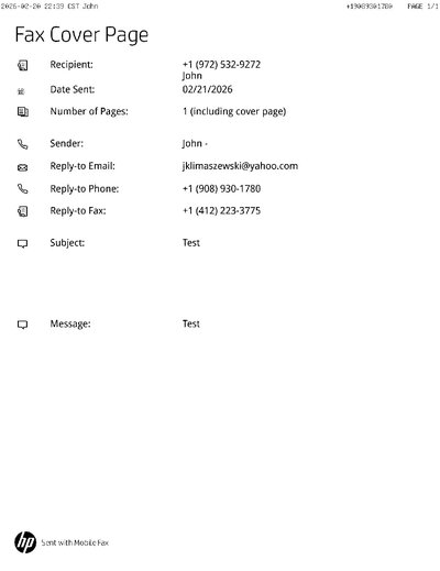 Fax from +190*****780