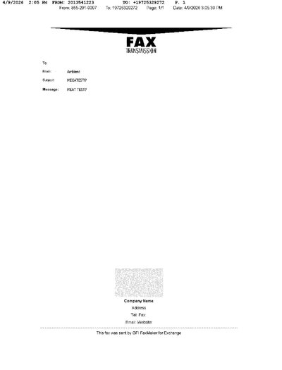 Fax from +201*****23