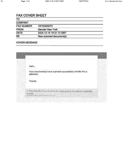 Fax from +133*****433