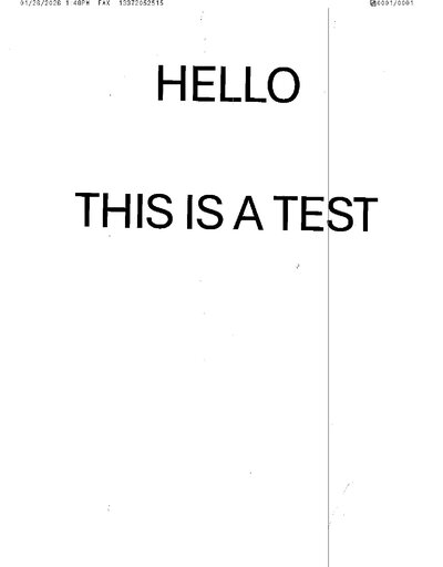 Fax from +133*****515