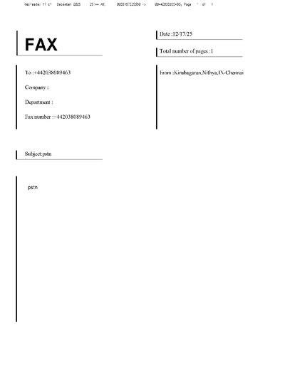 Fax from +61033*****5950