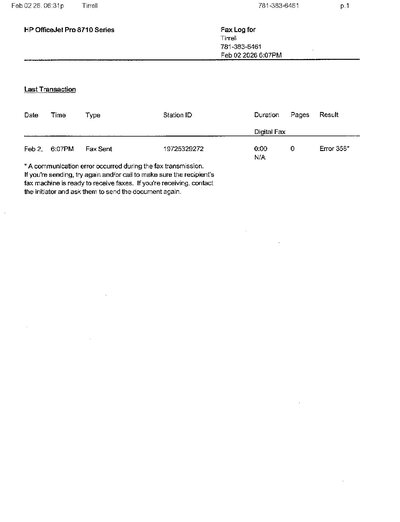 Fax from +781*****61