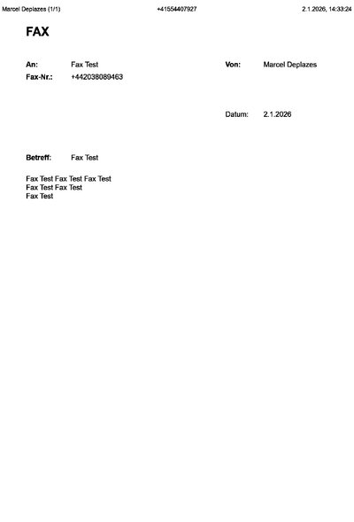 Fax from +415*****927