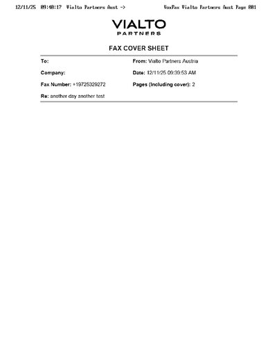 Fax from VialtoPartnersAust