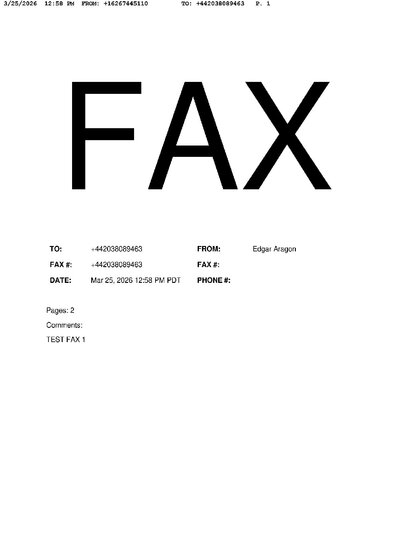 Fax from +162*****110