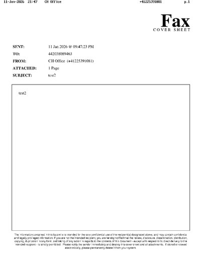 Fax from +412*****081