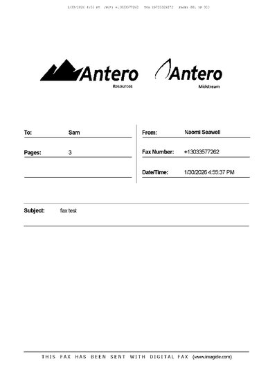 Fax from +130*****262