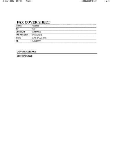 Fax from +132*****148d