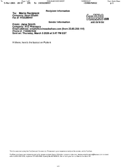 Fax from +141*****447