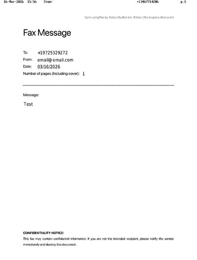 Fax from +134*****206