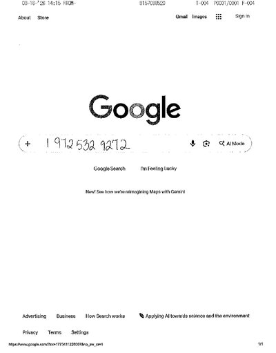 Fax from +315*****20