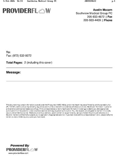 Fax from +205*****72