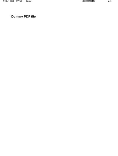 Fax from +133*****448