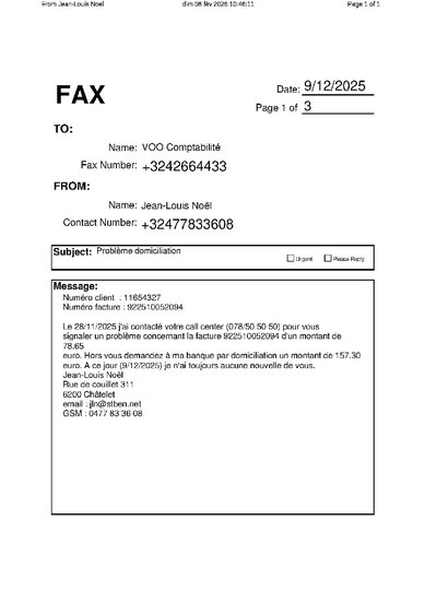 Fax from JeanLouisNoel