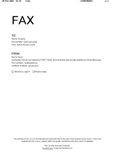 Fax from +158*****052