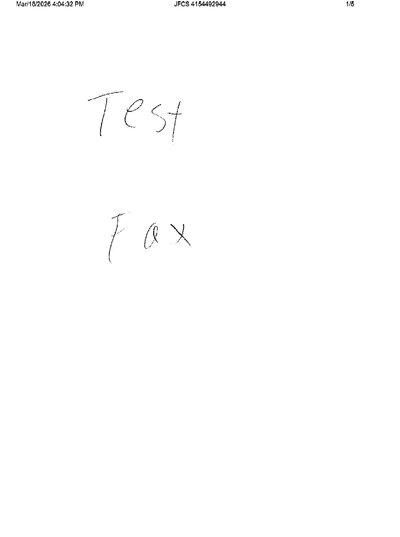 Fax from +415*****44