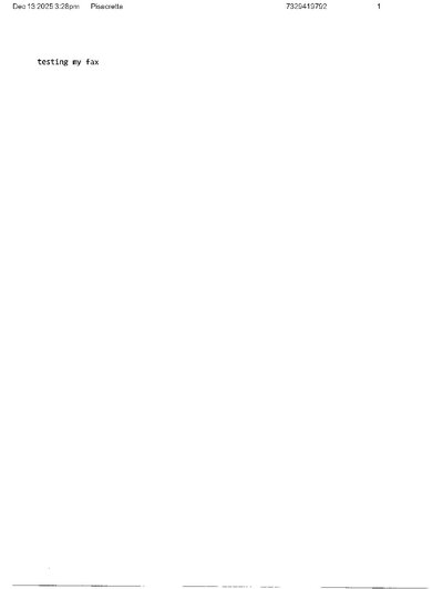 Fax from +732*****92