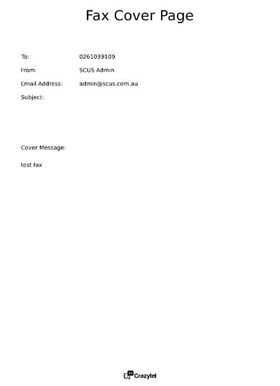 Fax from +612*****118