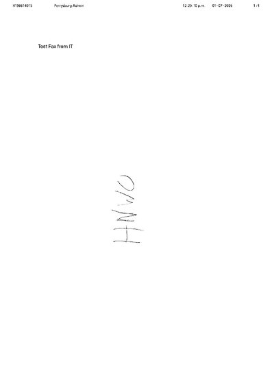 Fax from +419*****15