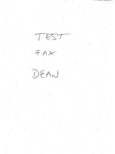Fax from Unknown
