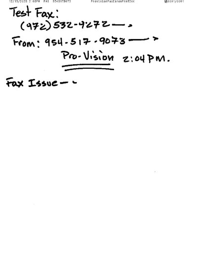 Fax from +954*****73