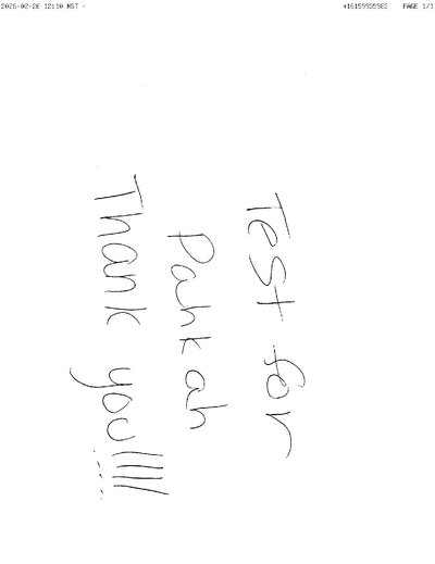 Fax from +161*****983