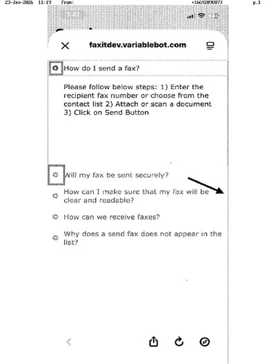 Fax from +166*****873