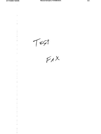 Fax from +772*****25