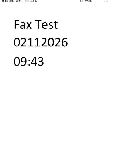 Fax from +141*****225