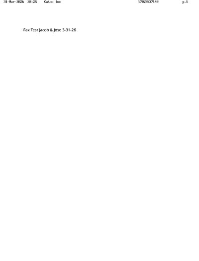 Fax from +170*****149