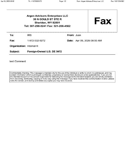 Fax from +132*****562